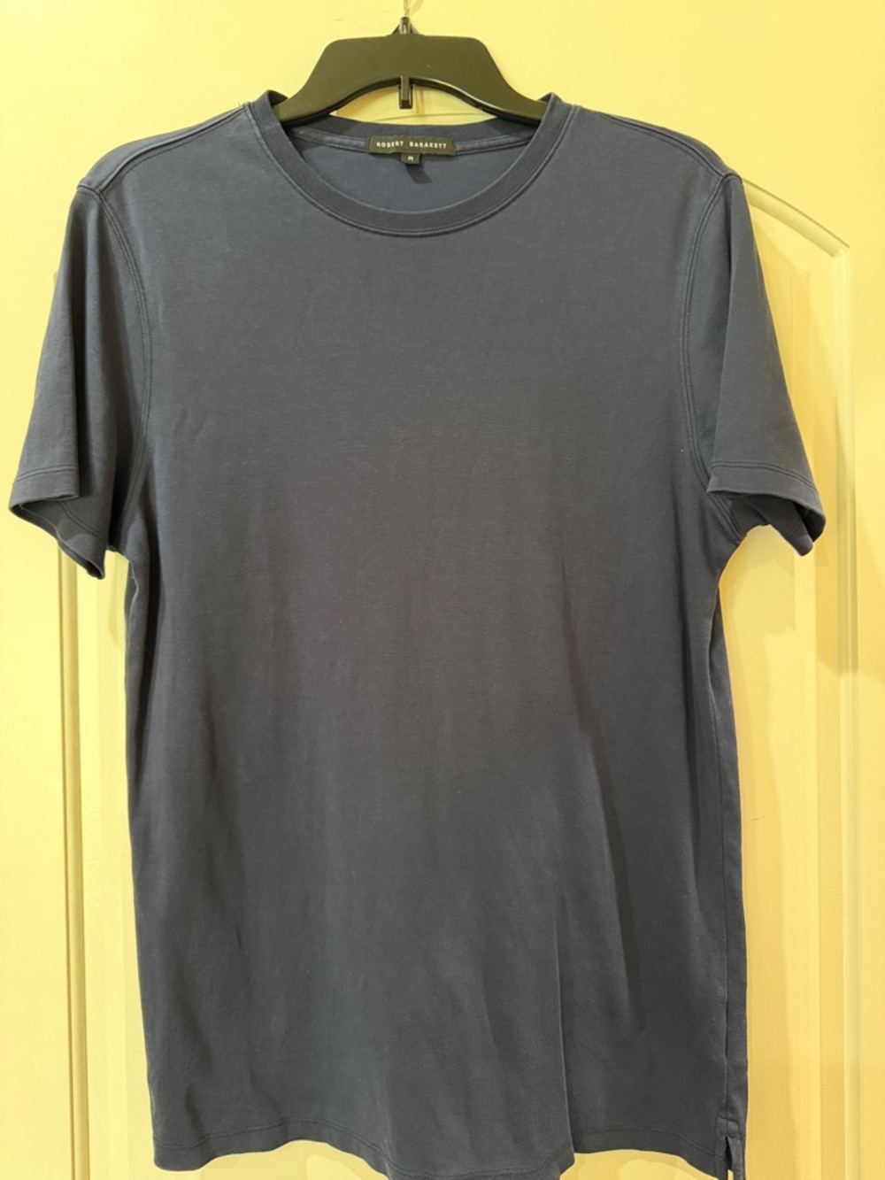 Robert Barakett Men's Navy Blue Crewneck Short Sleeve Tee
